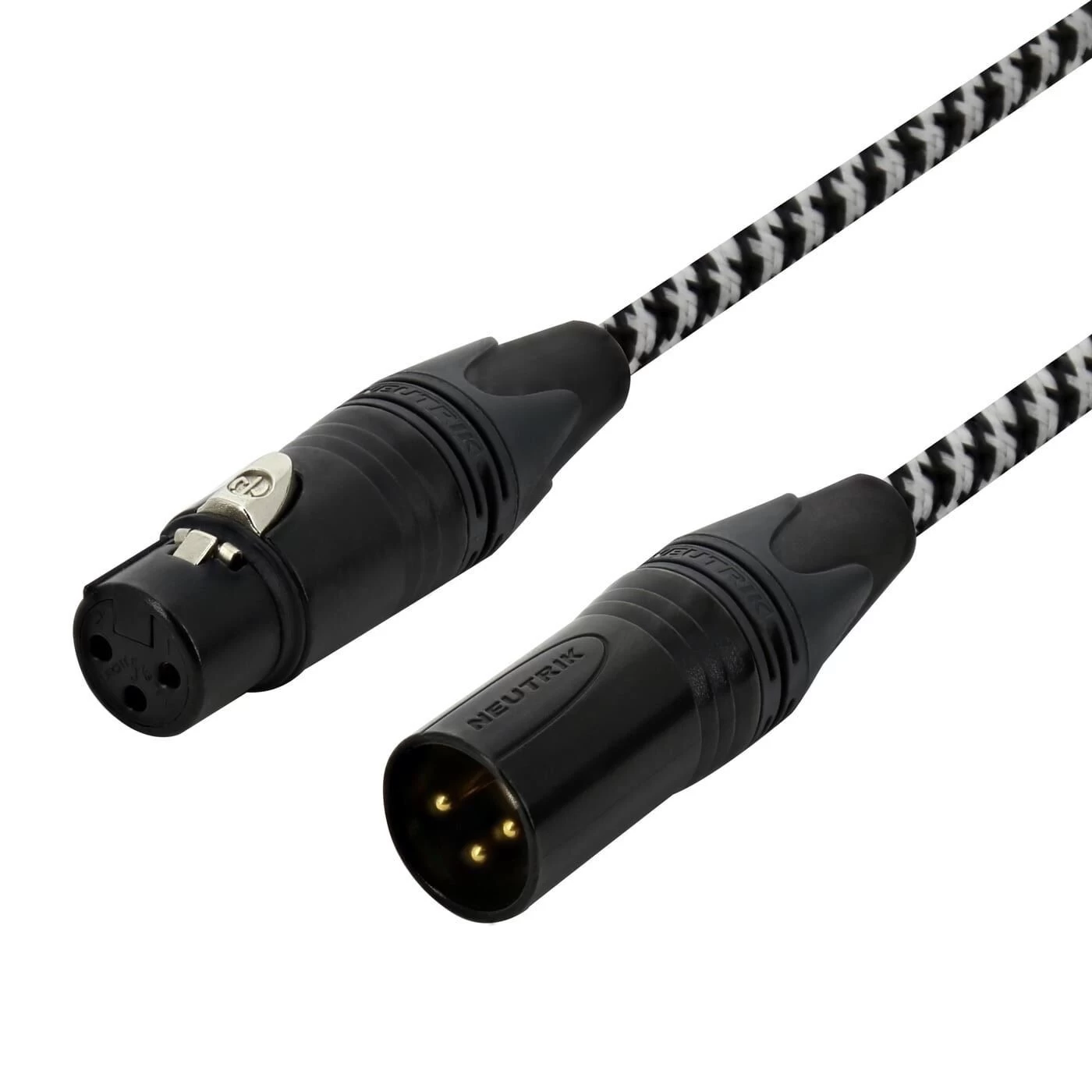 SWAMP Pro-Line Balanced XLR Mic Cable Neutrik AG Braided - 3m 3 SWAMP Pro-Line Balanced XLR Mic Cable Neutrik AG Braided - 3m