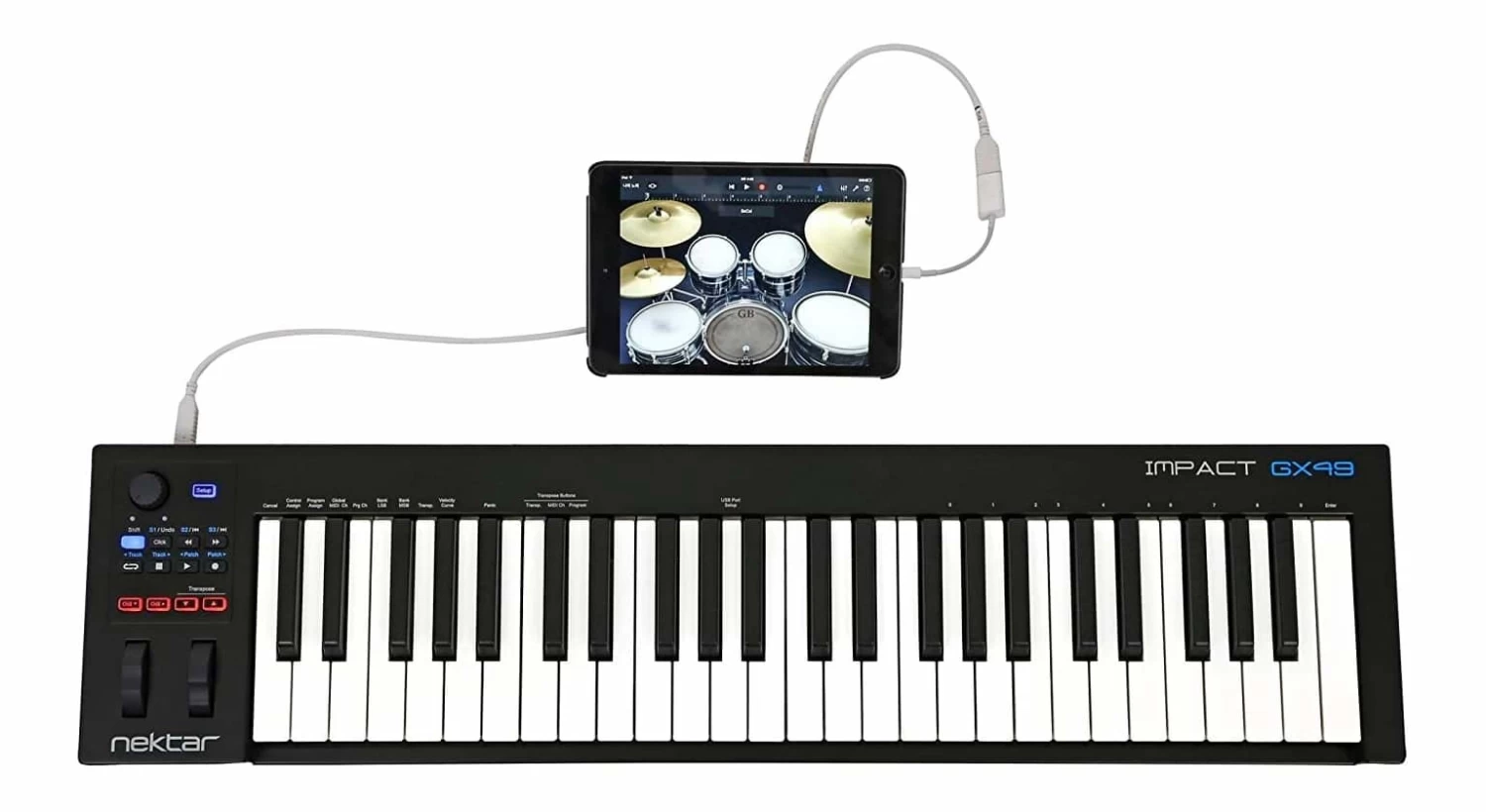 Nektar Impact GX49 MIDI Controller Keyboard For Mac, PC, And IOS 6 Nektar Impact GX49 MIDI Controller Keyboard For Mac, PC, And IOS - Image 4