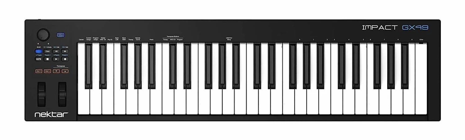 Nektar Impact GX49 MIDI Controller Keyboard For Mac, PC, And IOS 3 Nektar Impact GX49 MIDI Controller Keyboard For Mac, PC, And IOS