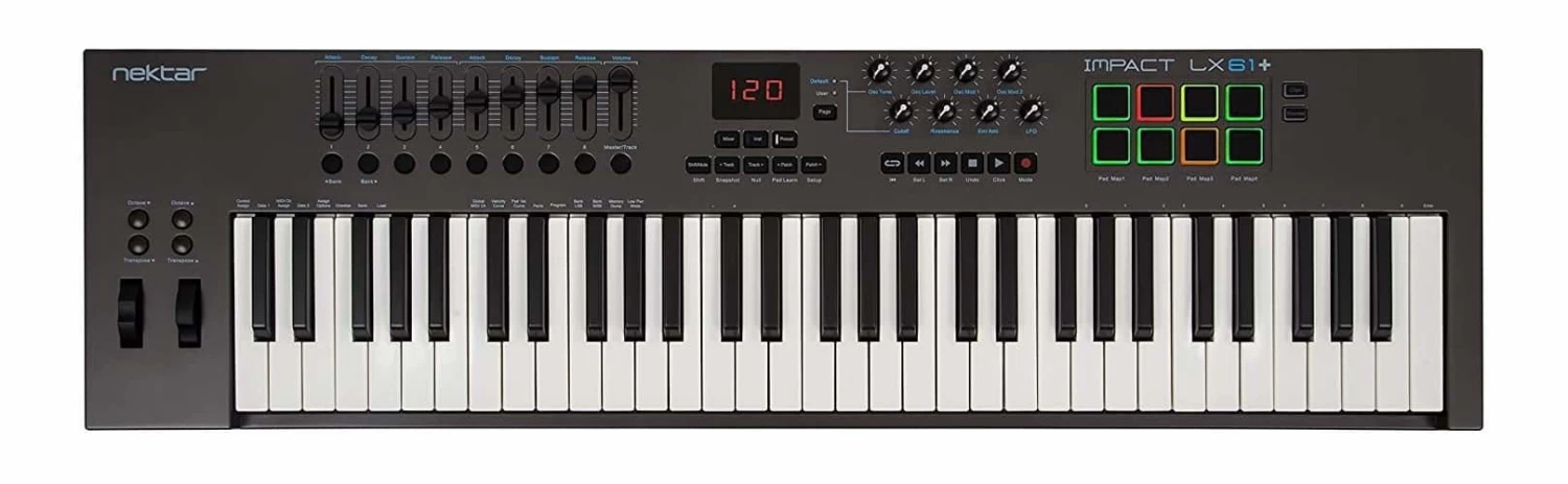 Nektar Impact LX61+ USB MIDI Keyboard Controller 3 Nektar Impact LX61+ USB MIDI Keyboard Controller