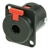 Neutrik NJ3FP6C-B 1/4" Jack Panel Mount Connector -Music Equipment Store NJ3FP6C B