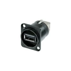 Neutrik NAUSB-W-B USB Socket Connector - Black