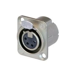 Neutrik NC4FD-LX 4-Pin XLR Female Panel Mount Connector