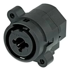 Neutrik NCJ6FI-S-0 XLR(f) / 1/4"(f) Combo Chassis Connector