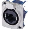 Neutrik NE8FDV EtherCON Ethernet Panel Mount | RJ45 Cat6 D-Style -Music Equipment Store NU NE8FDV