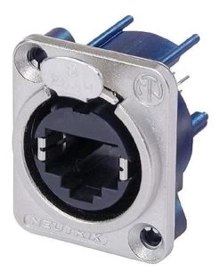 Neutrik NE8FDV EtherCON Ethernet Panel Mount | RJ45 Cat6 D-Style