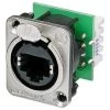 Neutrik NE8FDV-YK EtherCON RJ45 Ethernet Panel Mount | RJ45 Cat5e D-Style -Music Equipment Store NU NE8FDV YK