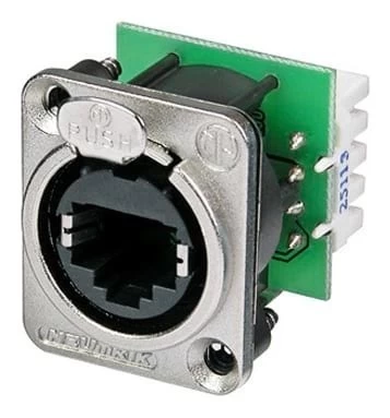 Neutrik NE8FDV-YK EtherCON RJ45 Ethernet Panel Mount | RJ45 Cat5e D-Style 3 Neutrik NE8FDV-YK EtherCON RJ45 Ethernet Panel Mount | RJ45 Cat5e D-Style