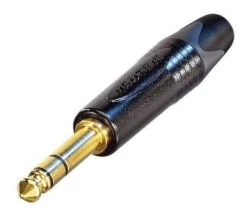 Neutrik NP3X-B 1/4" 6.35mm TRS Jack Audio Connector