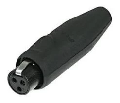 Neutrik REAN RT3FC-B-W 3-pin Mini XLR(f) Connector - Waterproof Seal