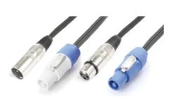 Power Dynamics Combo Powercon And DMX Lighting Cable - 5m