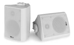 Power Dynamics BC40V 4" Indoor Outdoor IP56 Speaker Pair - White
