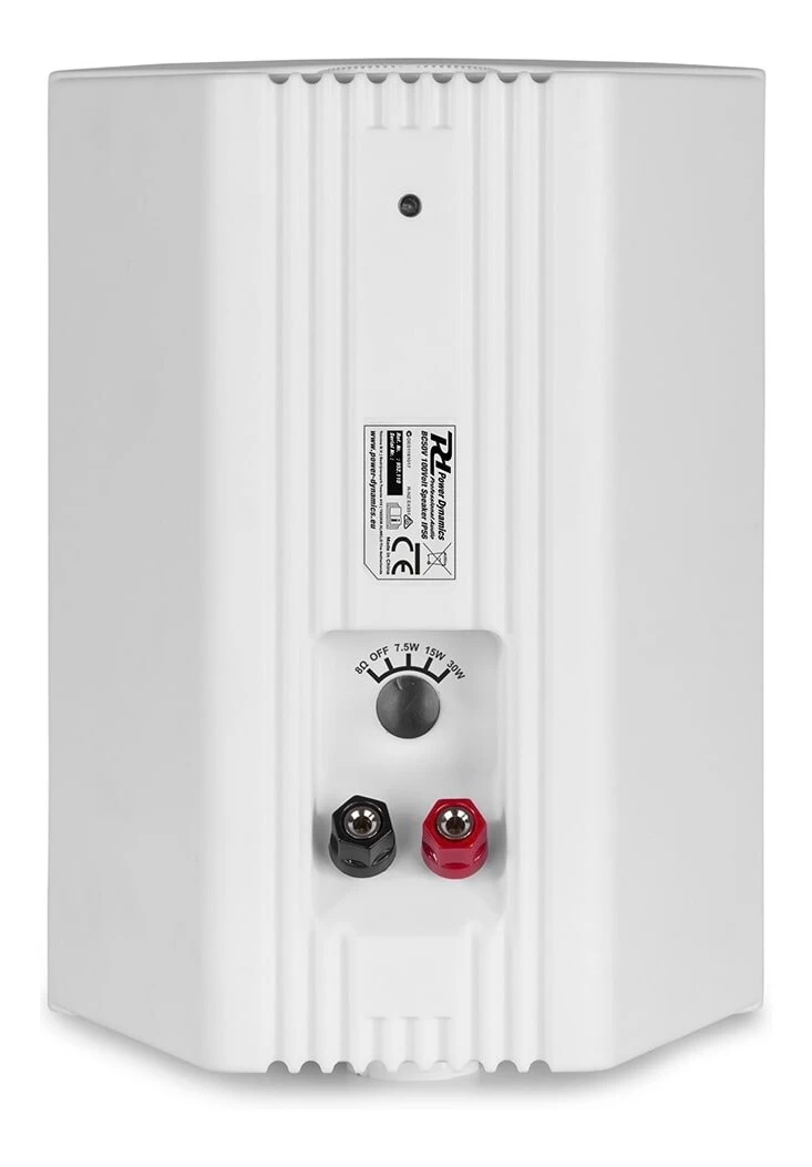 Power Dynamics BC50V 5" Indoor Outdoor Speaker Pair - White 5 Power Dynamics BC50V 5" Indoor Outdoor Speaker Pair - White - Image 3