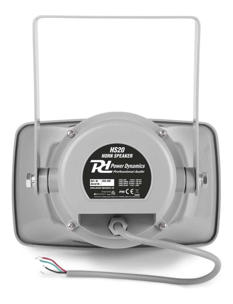 Power Dynamics HS20 Horn Speaker IP65 - 5W, 10W, 20W 6 Power Dynamics HS20 Horn Speaker IP65 - 5W, 10W, 20W - Image 4