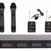 PASGAO PAW-4000 4 Channel Wireless Microphone System - 2 Bodypack, 2 Handheld 1 PASGAO PAW-4000 4 Channel Wireless Microphone System - 2 Bodypack, 2 Handheld -Music Equipment Store PG PAW 4000 PAH PBT