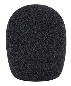 On Stage Black Foam Microphone Windscreen