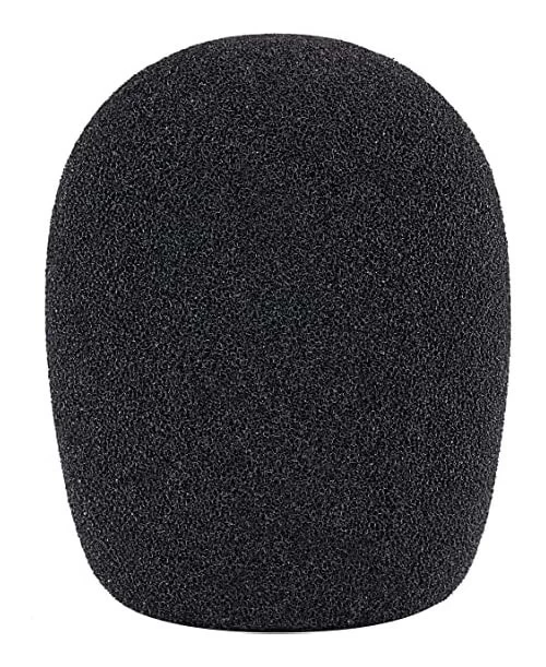 On Stage Black Foam Microphone Windscreen 3 On Stage Black Foam Microphone Windscreen
