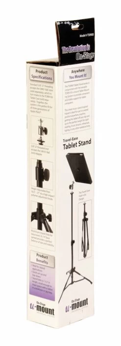 On Stage OSTS9900 U-Mount Travel-Ease Tablet Stand -Music Equipment Store PRM OSTS9900 2