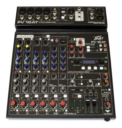 Peavey 10AT 10CH Compact Mixer With Bluetooth And Antares Auto-Tune