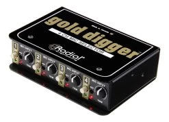 Radial Gold Digger 4 Channel Studio Microphone Selector Switcher