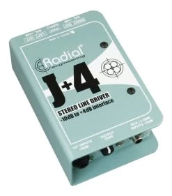 Radial Engineering J+4 Stereo Line Signal Driver -Music Equipment Store RA J 4 2