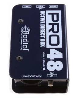Radial Pro48 Phantom Powered Active Direct Box -Music Equipment Store RA PRO48 5