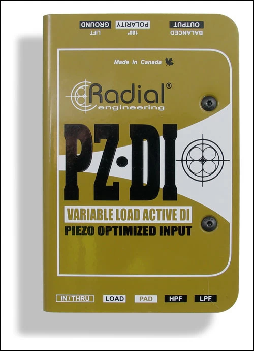 Radial PZ-DI™ Orchestral And Acoustic Instrument Active DI / Direct Box 4 Radial PZ-DI™ Orchestral And Acoustic Instrument Active DI / Direct Box - Image 2
