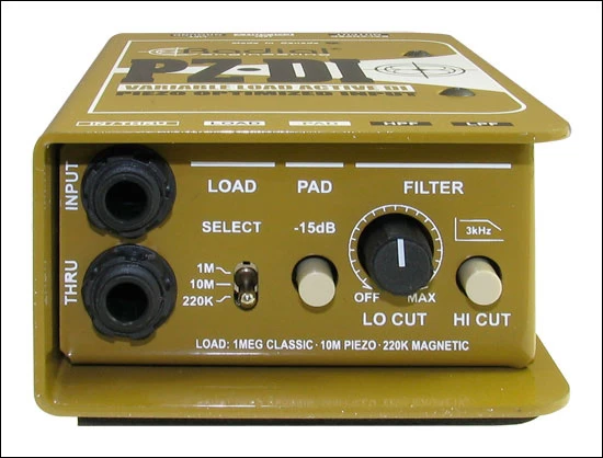 Radial PZ-DI™ Orchestral And Acoustic Instrument Active DI / Direct Box 5 Radial PZ-DI™ Orchestral And Acoustic Instrument Active DI / Direct Box - Image 3