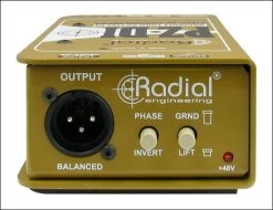 Radial PZ-DI™ Orchestral And Acoustic Instrument Active DI / Direct Box 9 Radial PZ-DI™ Orchestral And Acoustic Instrument Active DI / Direct Box -Music Equipment Store RA PZ DI 3