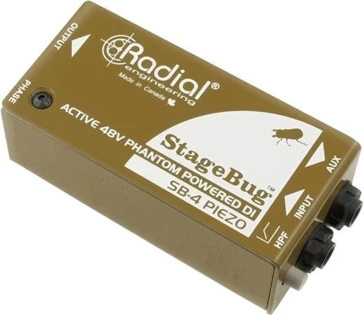 Radial SB-4 StageBug Active Piezo DI Box 3 Radial SB-4 StageBug Active Piezo DI Box