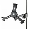 K&M 19791 Universal Tablet IPad PC Android Holder Mic Stand Clamp Mount