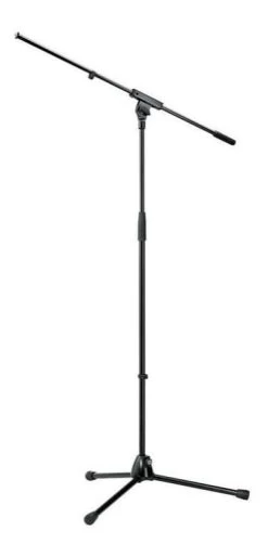 K&M 210/6 Tripod Microphone Stand With Fixed Boom - Black