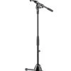 K&M 25900 Low Height Tripod Microphone Stand With Telescopic Boom - Black -Music Equipment Store RC KM 25900 500 55