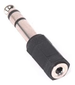 Audio Adapter - 1/8" Female To 1/4" Male - Stereo TRS