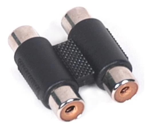 Audio Adapter - 2x RCA Female To 2x RCA Female 3 Audio Adapter - 2x RCA Female To 2x RCA Female