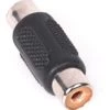 Audio Adapter - RCA Female To RCA Female -Music Equipment Store RH A RCAf RCAf