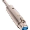 Audio Adapter - XLR Female To 1/4" Male Mono TS -Music Equipment Store RH A XLRf 1 4m