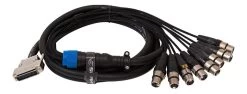 SWAMP 8-way DB-25 To XLR(f) Cable TASCAM Wiring - 3m