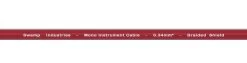 SWAMP SGC-103 Pro-Line Instrument / Guitar Cable - RED - Per Meter -Music Equipment Store RH IC008 RED 1m 2