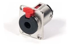 SWAMP Female 1/4" Jack Socket - TRS - Panel Mount