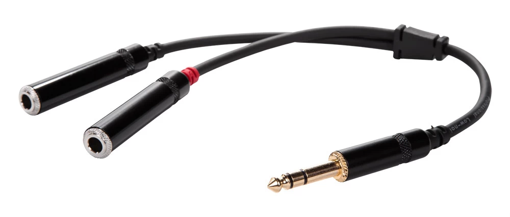 SWAMP Stereo To Mono Split - 1/4"(m) TRS To 2x 1/4"(f) TS - 30cm 4 SWAMP Stereo To Mono Split - 1/4"(m) TRS To 2x 1/4"(f) TS - 30cm - Image 2