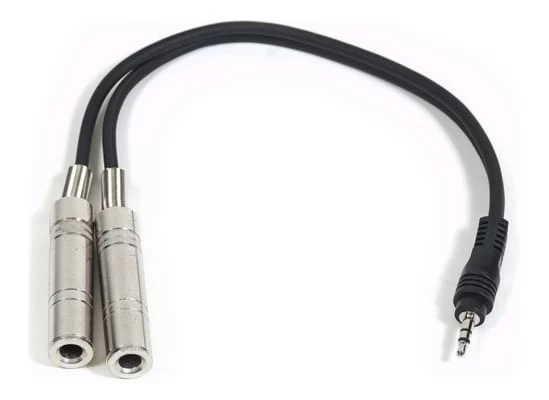 SWAMP Budget Series - Audio Link Cable - 1/8"(m) TRS To 2x 1/4"(f) TS - 30cm 3 SWAMP Budget Series - Audio Link Cable - 1/8"(m) TRS To 2x 1/4"(f) TS - 30cm