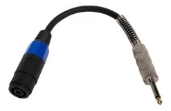 SWAMP 1/4" Jack To Locking Speaker Connector Link Cable