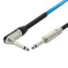SWAMP Curly Guitar Lead - Blue - 2m 2 SWAMP Curly Guitar Lead - Blue - 2m -Music Equipment Store RH SC BL Curly TS 5m