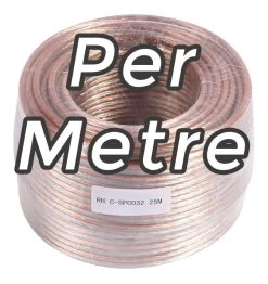 Home Theatre Figure 8 Speaker Cable - 13AWG - Per Meter
