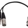 Microphone Signal Splitter XLR Y-Cable -Music Equipment Store RH YS136N 2x YS137N 30cm