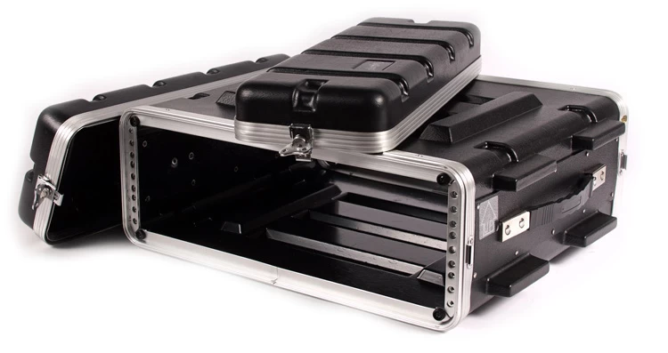 SWAMP 3RU ABS Roadcase Rack / Amp / Flight Case 4 SWAMP 3RU ABS Roadcase Rack / Amp / Flight Case - Image 2