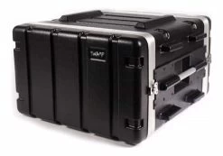 SWAMP 5RU ABS Roadcase Rack Case Extra Depth W/ Wheels