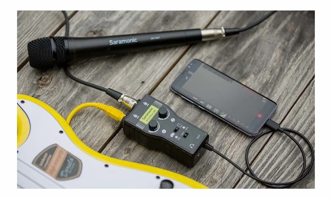 Saramonic SmartRig+ UC Dual Smartphone Audio Interface - USB Type C Plug 4 Saramonic SmartRig+ UC Dual Smartphone Audio Interface - USB Type C Plug - Image 2