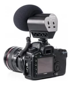 Saramonic Vmic Stereo Condenser Microphone For DSLR Cameras -Music Equipment Store SAR Vmic Stereo 2